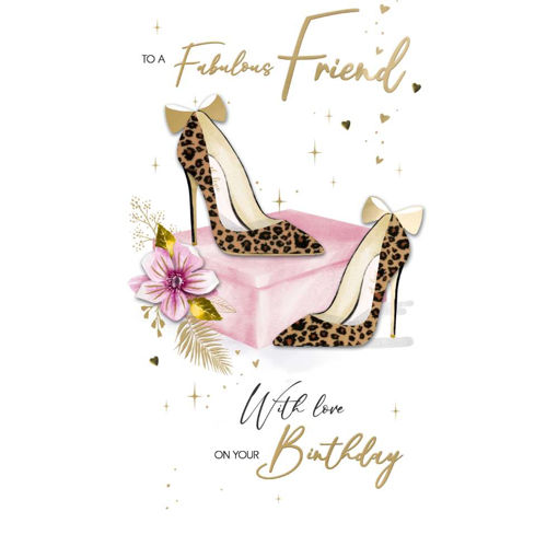 Picture of TO A FABULOUS FRIEND BIRTHDAY CARD